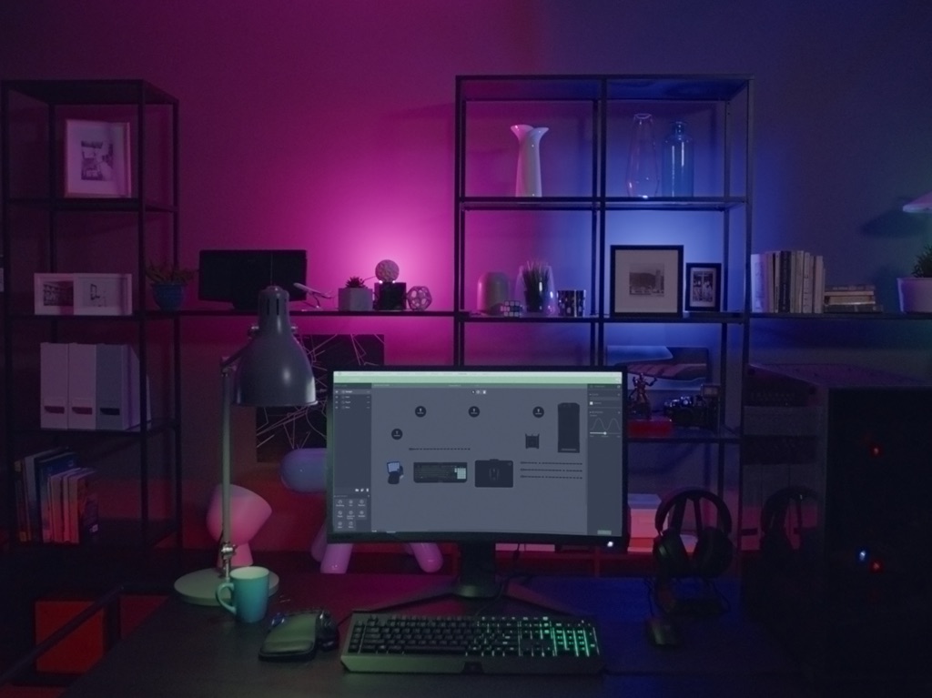 Preset and custom lighting effects for gamers – Hue and Razer